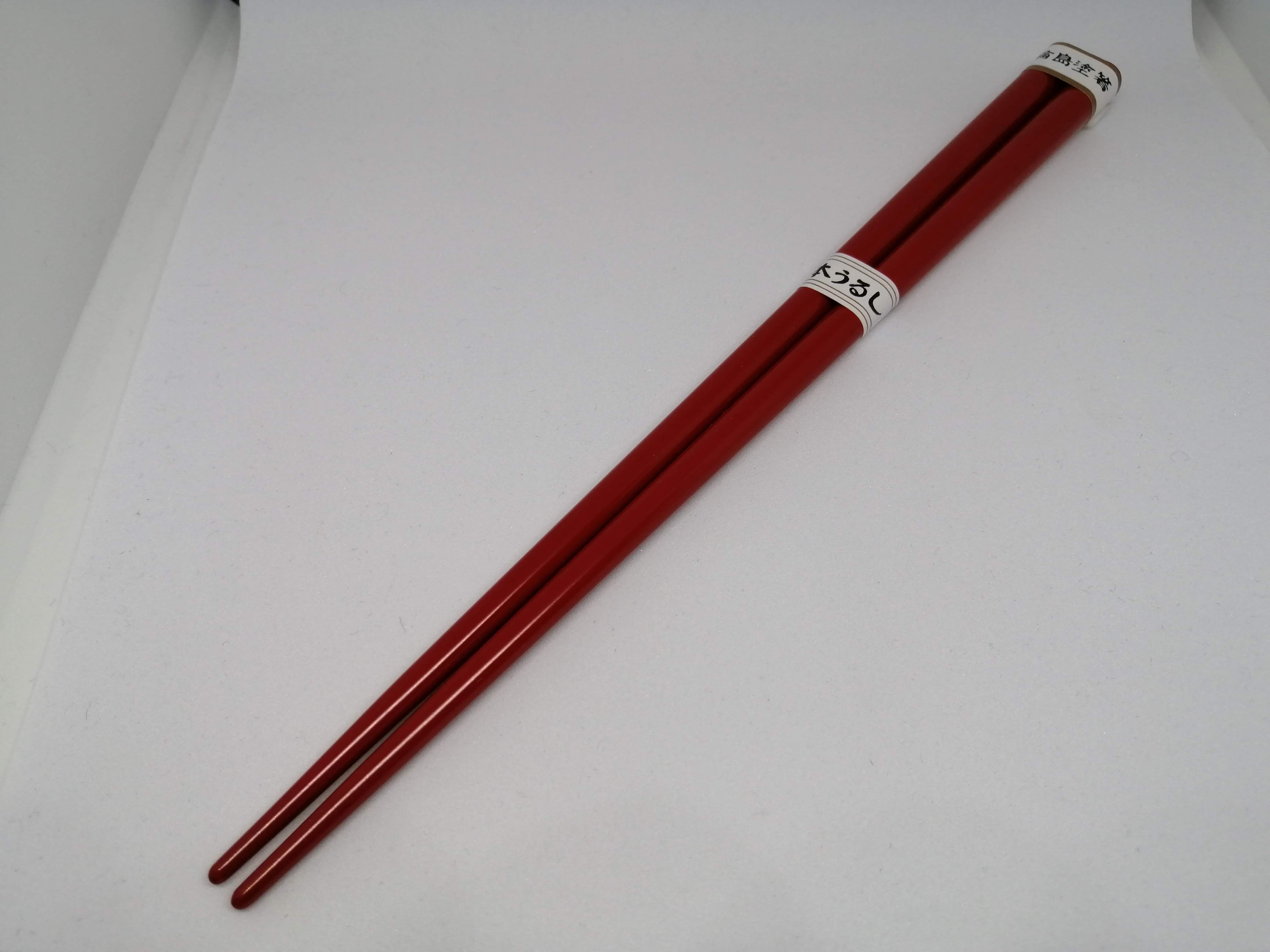 輪島塗　本うるし箸　朱
