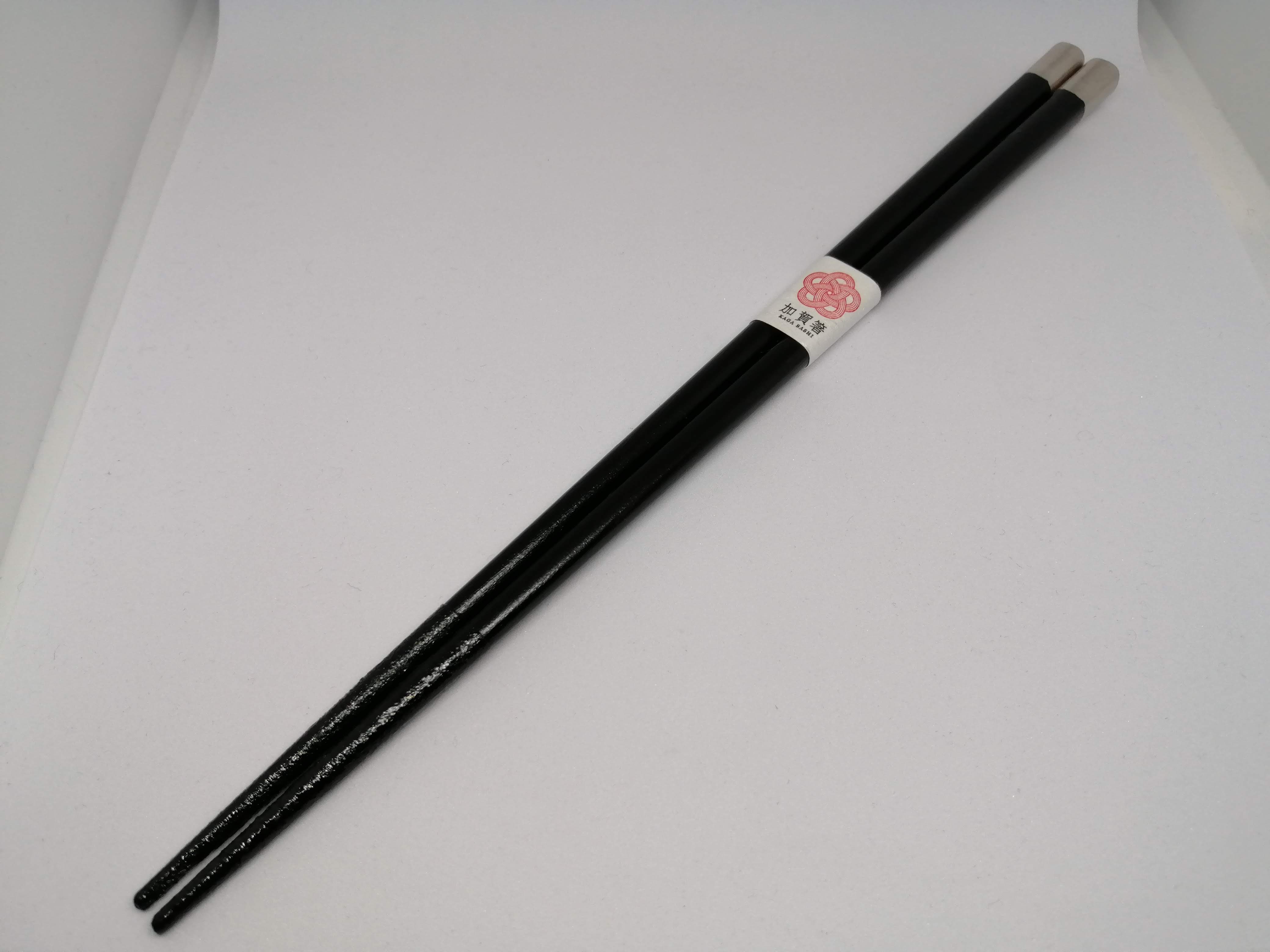 加賀箸　黒摺り