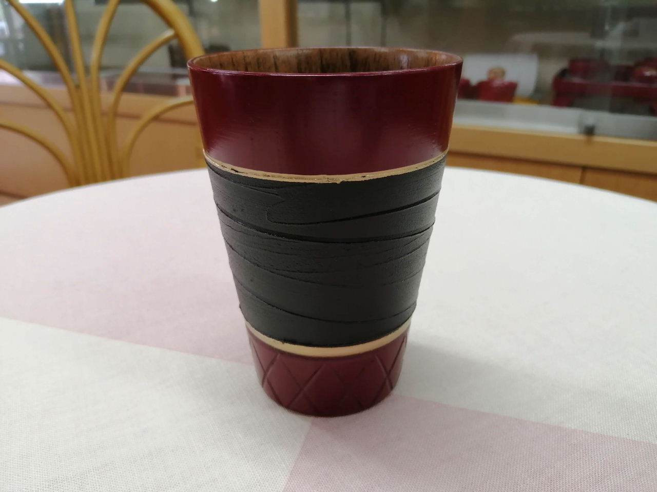 嵯美フリーカップ　朱