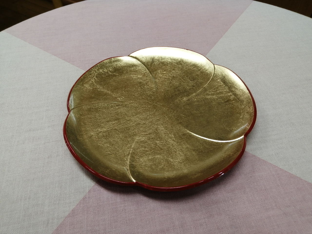 金箔　福梅皿