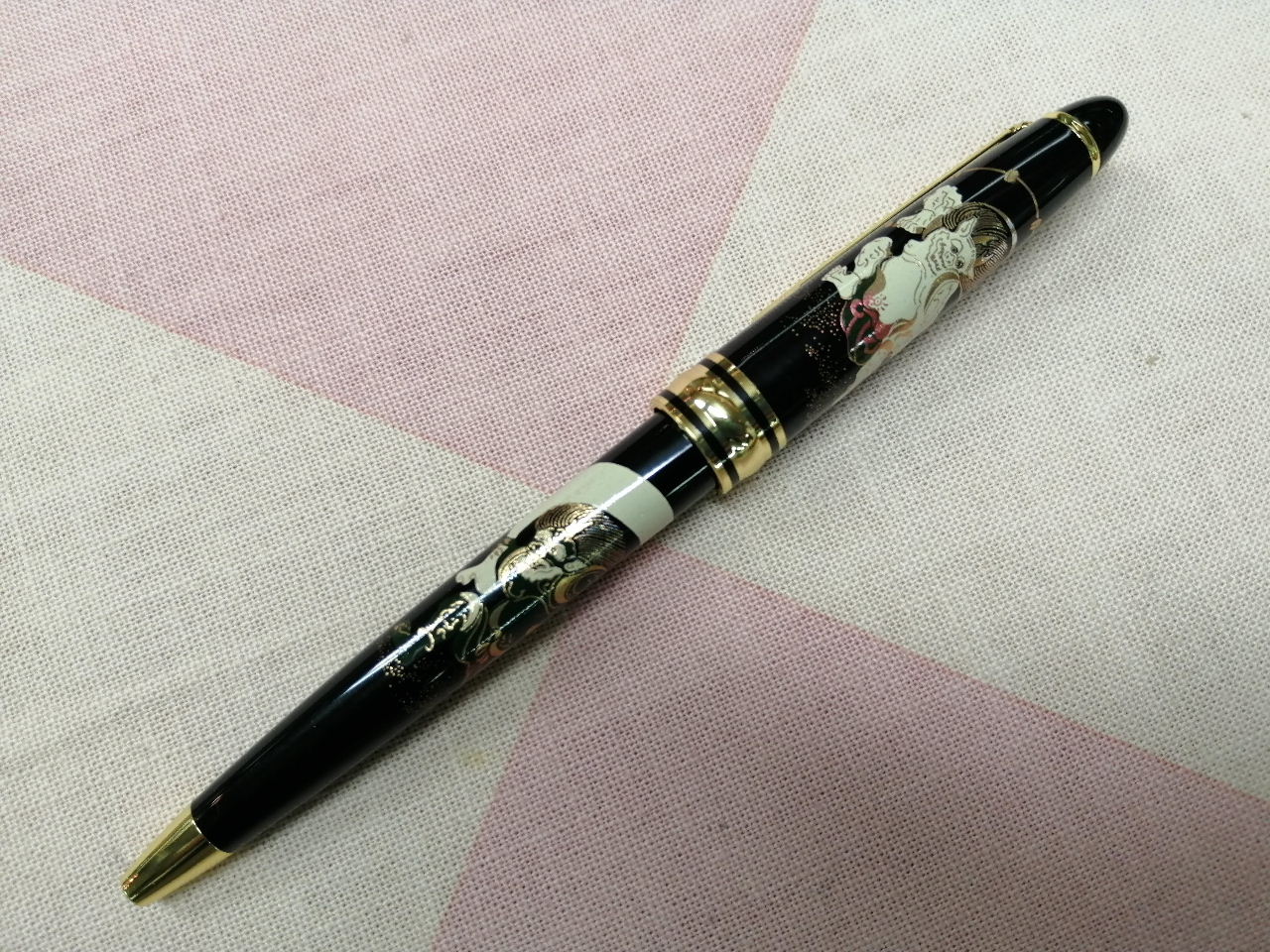 和風ボールペン　風神雷神