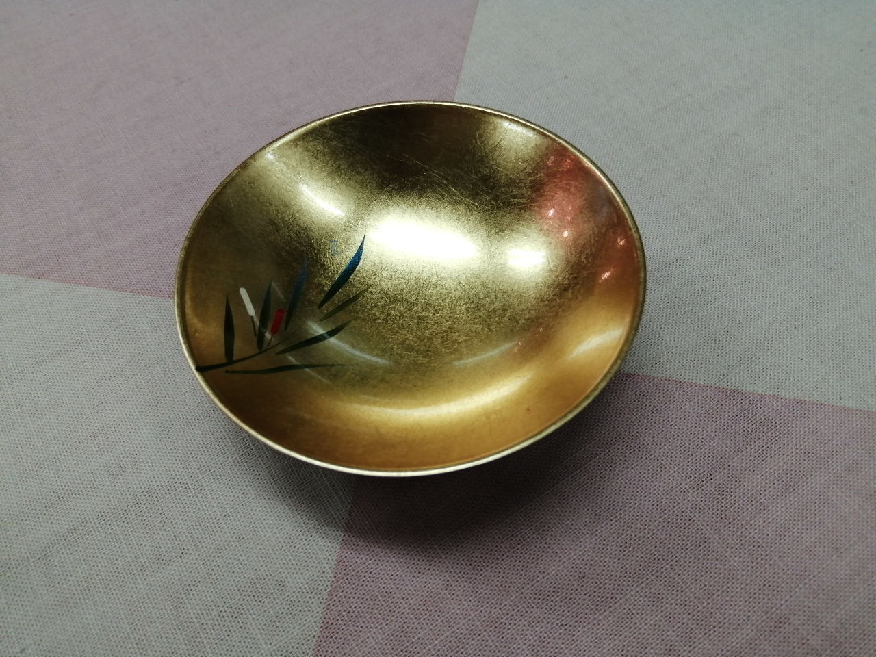 金箔盃　竹