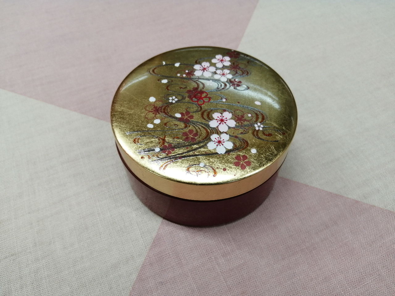 金箔 桜川 アクセサリケース