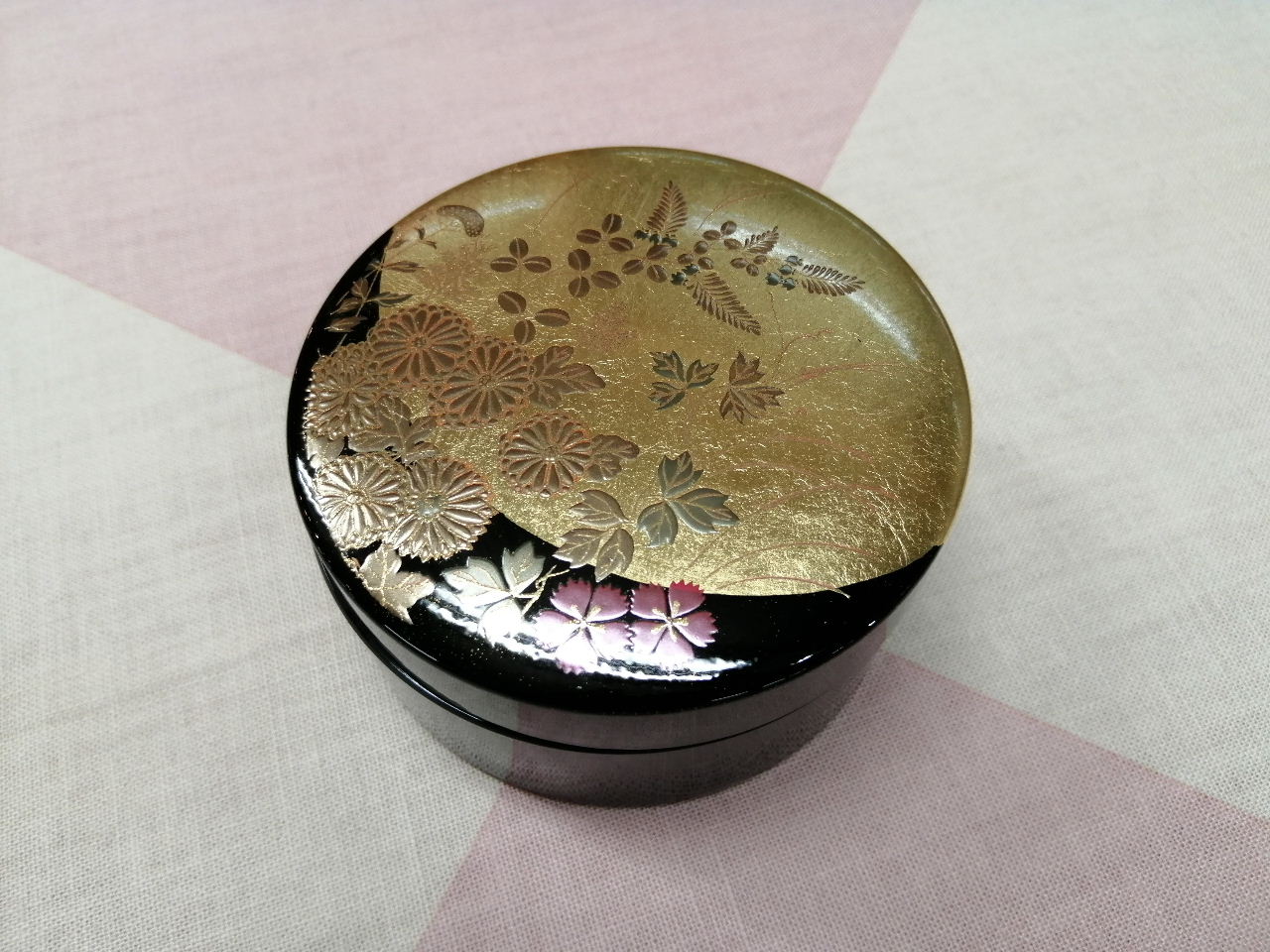 金箔 はなの アクセサリケース